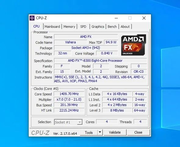 Processado AMD Fx 8300
