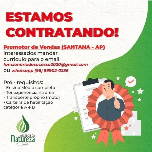 VAGAS DE EMPREGO MACAPÁ E SANTANA