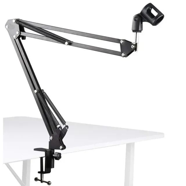 Braço Suporte Pedestal De Mesa Articulado Para Microfones  100% novo e de alta qualidade! 
