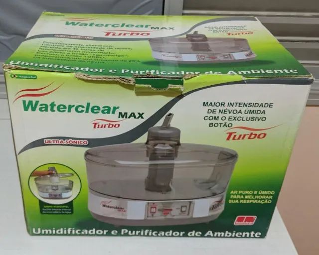 UMIDIFICADOR e PURIFICADOR DE AR WATERCLEAR MAX TURBO - Foto 3