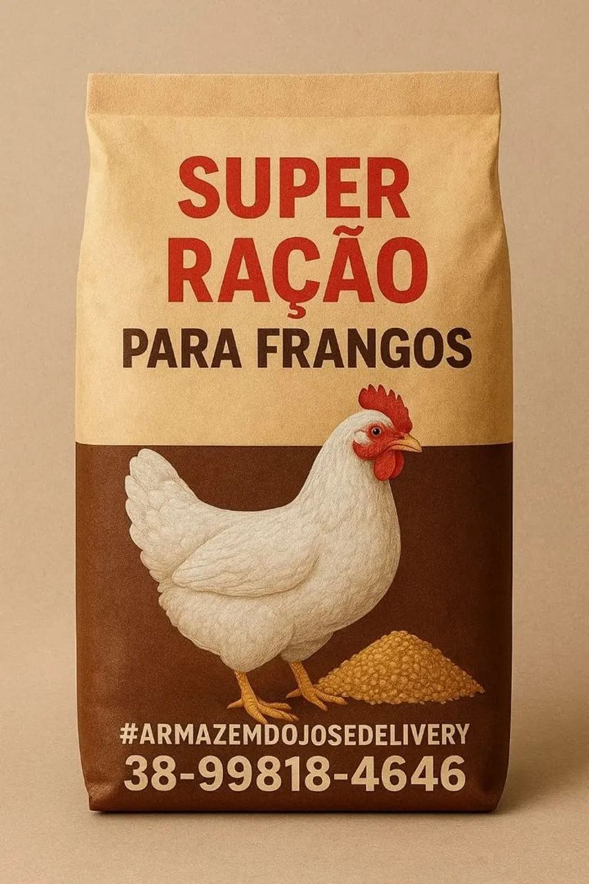 2kg Super Ração Premium completa(milho orgânico, sorgo, cálcio,sais)