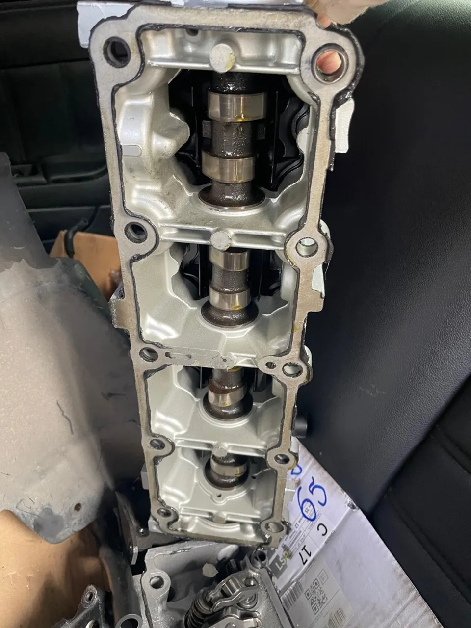 Cabeçote Astra 8V roletado com gaiola e comando