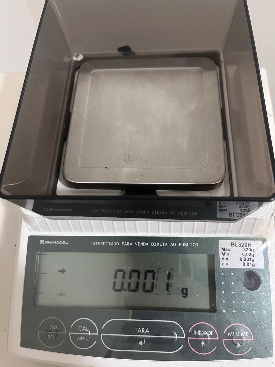Balança de laboratório Precisão Shimadzu BL320H