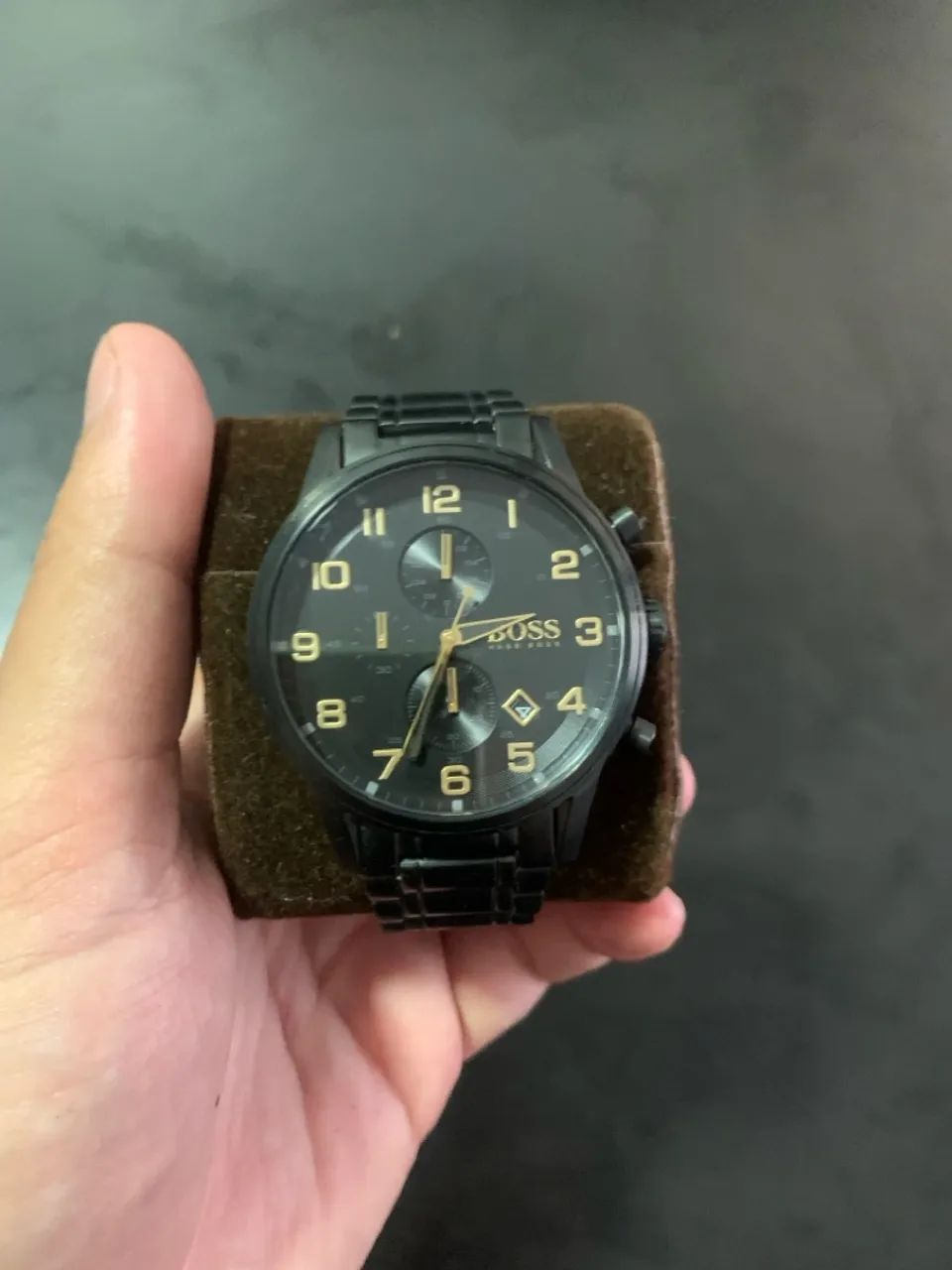 Relógio Hugo Boss Preto Original