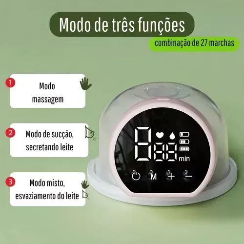 Bomba de Leite Materno - Wearable Electric Pump - NYK02 - Foto 5