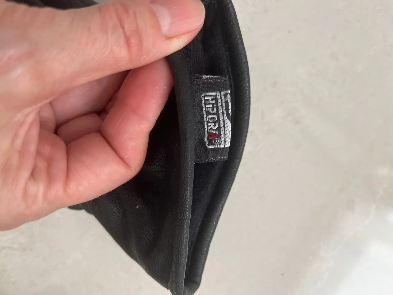 Luvas couro moto tamanho P - Foto 2