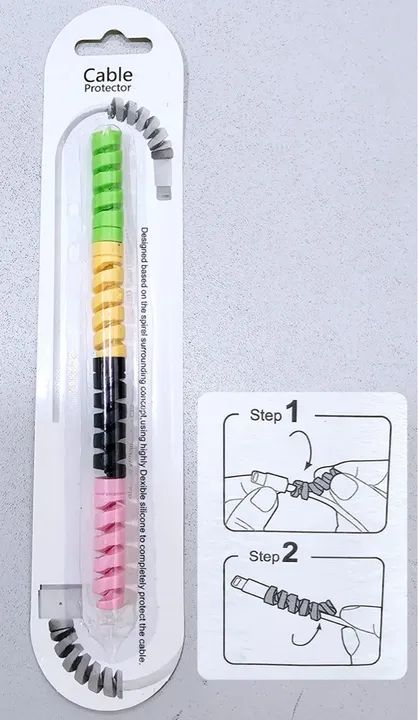Protetor de Cabo para Celular - Silicone Flexível