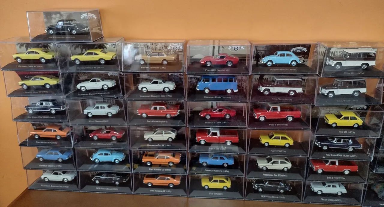 Coleção de miniaturas .