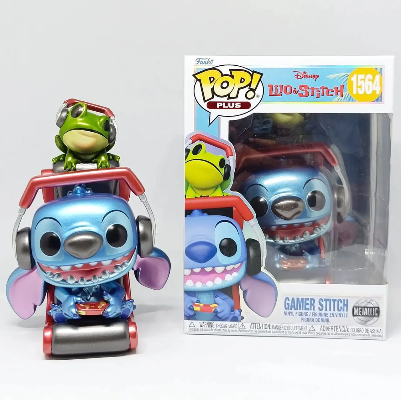 Novo Funko Pop Gamer Stitch Lilo & Stitch #1564 - Novo