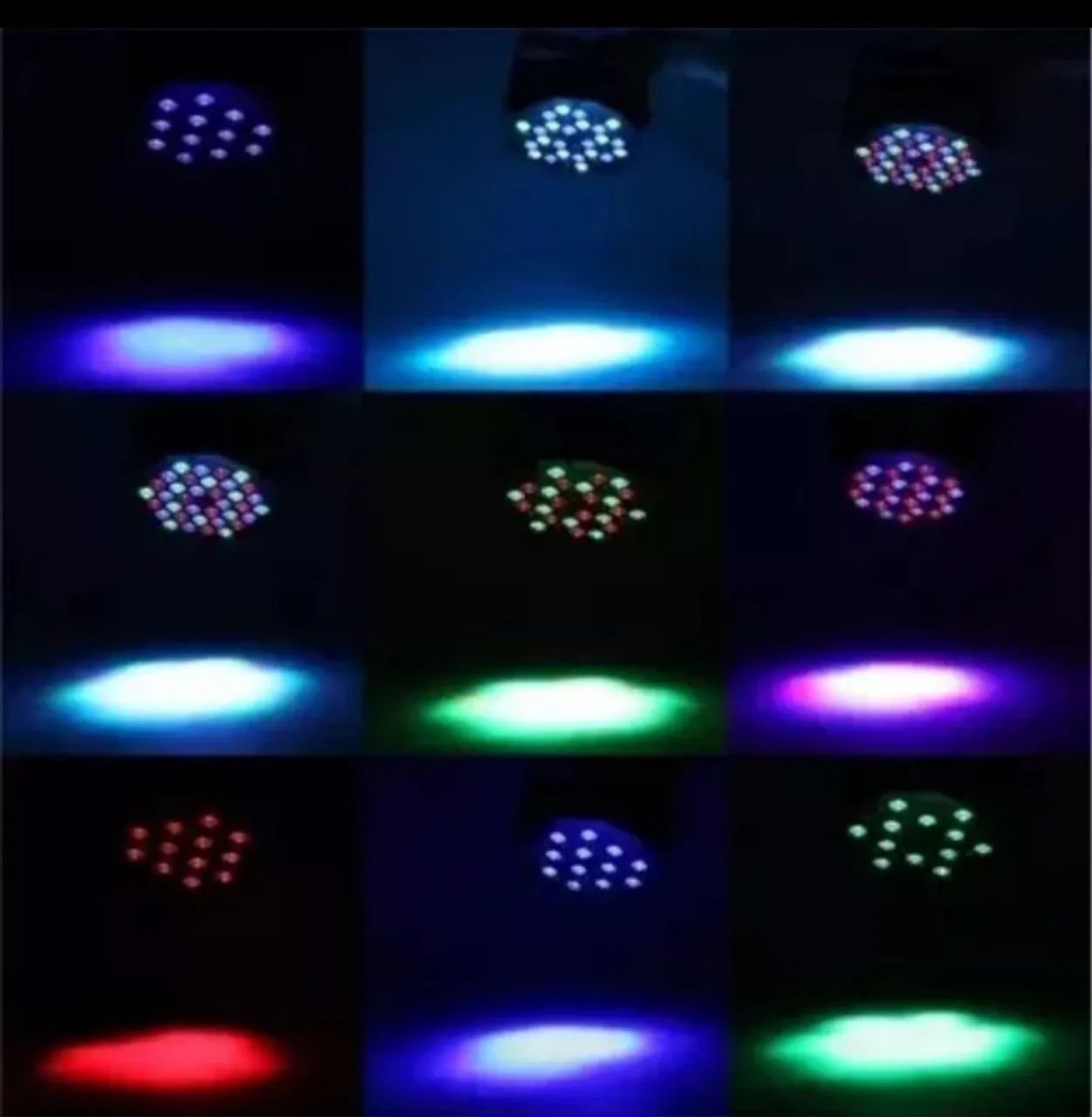 Refletor LED RGB 3 em 1 para festas e eventos - Foto 4