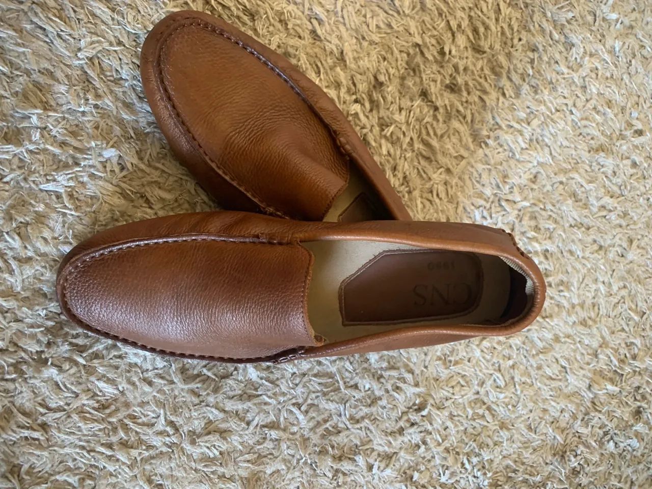 Mocassim de Couro Marrom - Foto 4