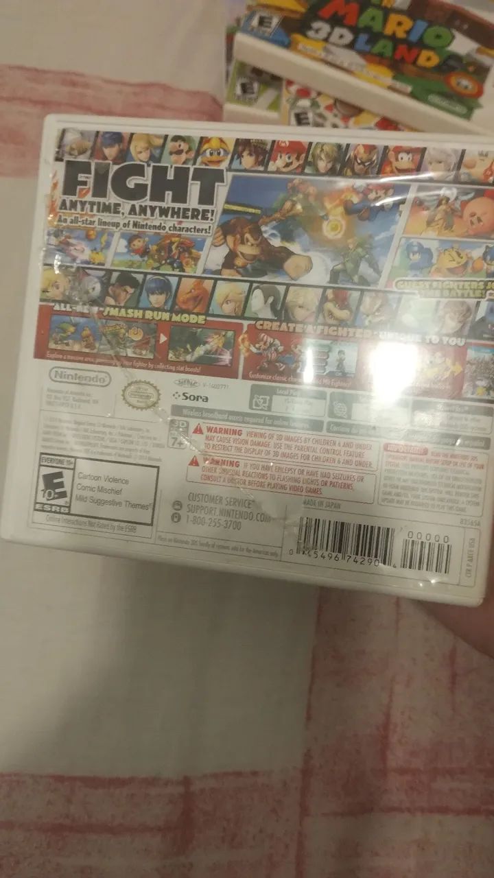 Super smash bros jogo nintendo 3ds leia a descrição - Foto 2
