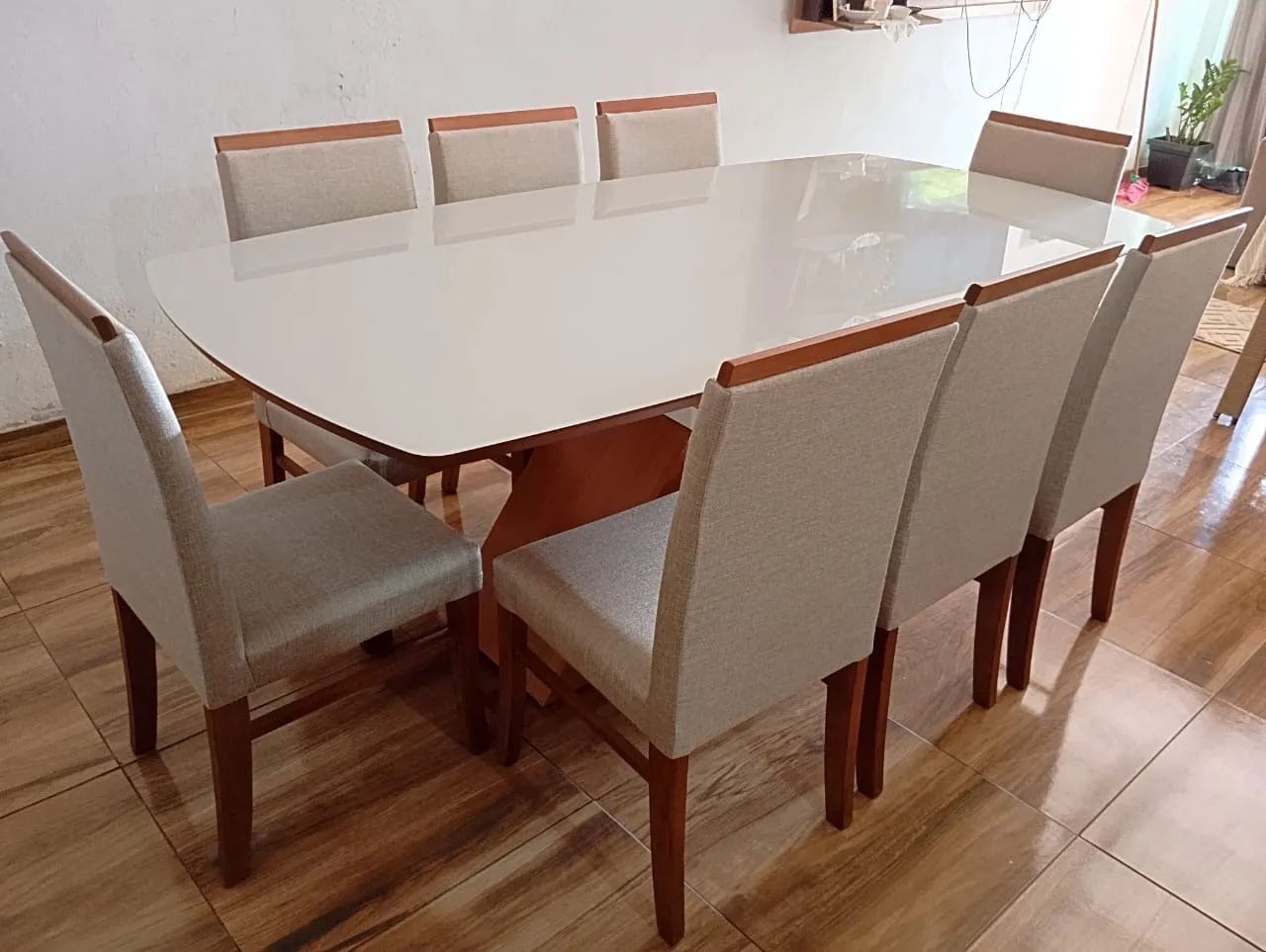 Mesa de jantar nova completa 