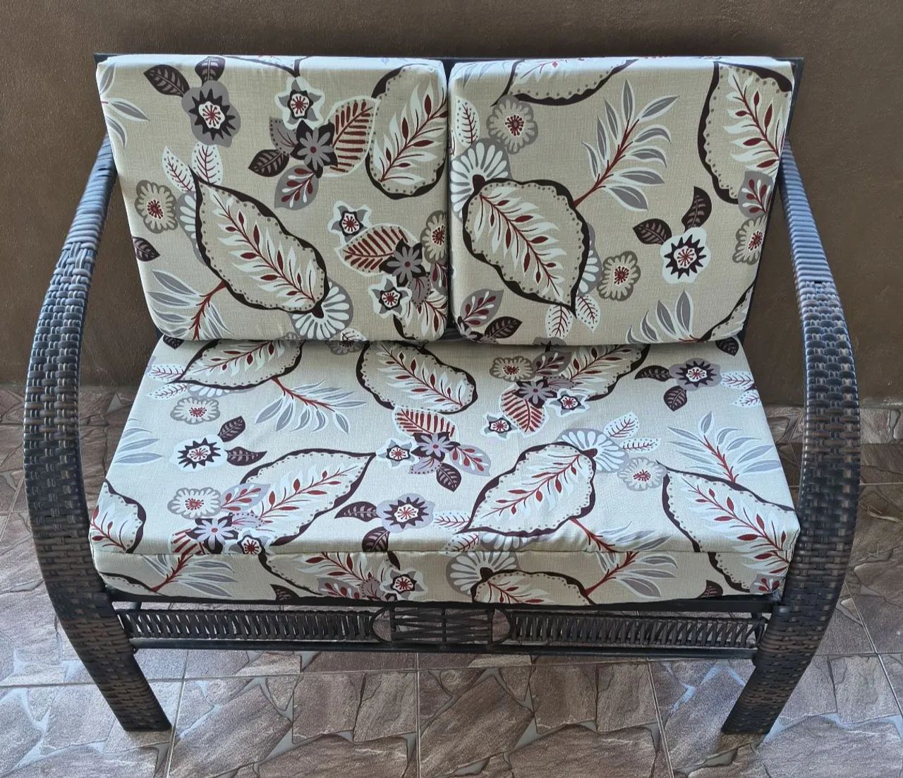 Sofá de jardim vime64750823625730121