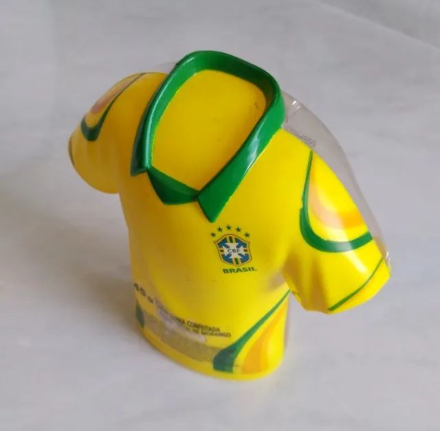 Mini cofre cofrinho Camiseta Seleção Brasileira Barato - Foto 4