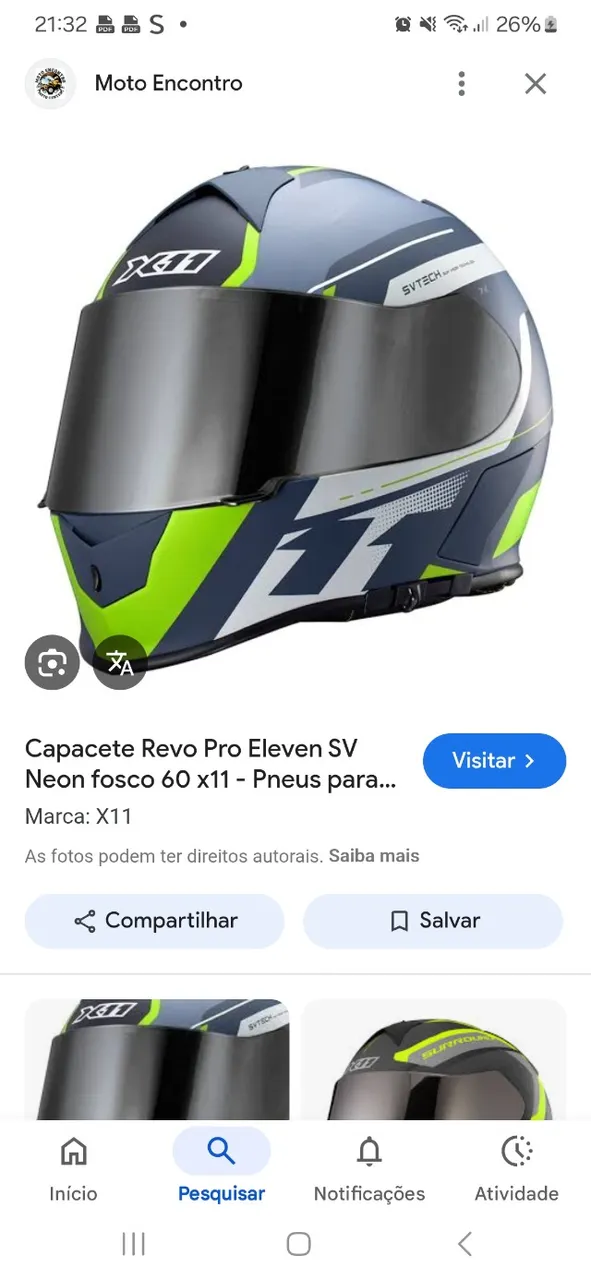 Capacete x 11. Estado de novo. Semi novo. Pouquíssimo usado
