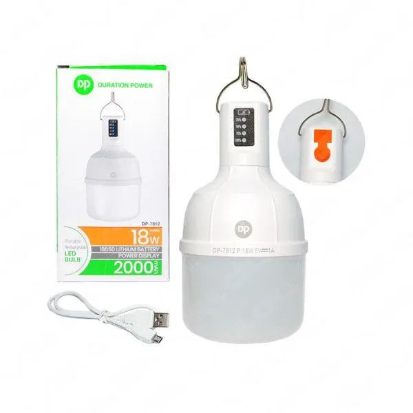 Luminária LED Recarregável para Camping - DP 7812