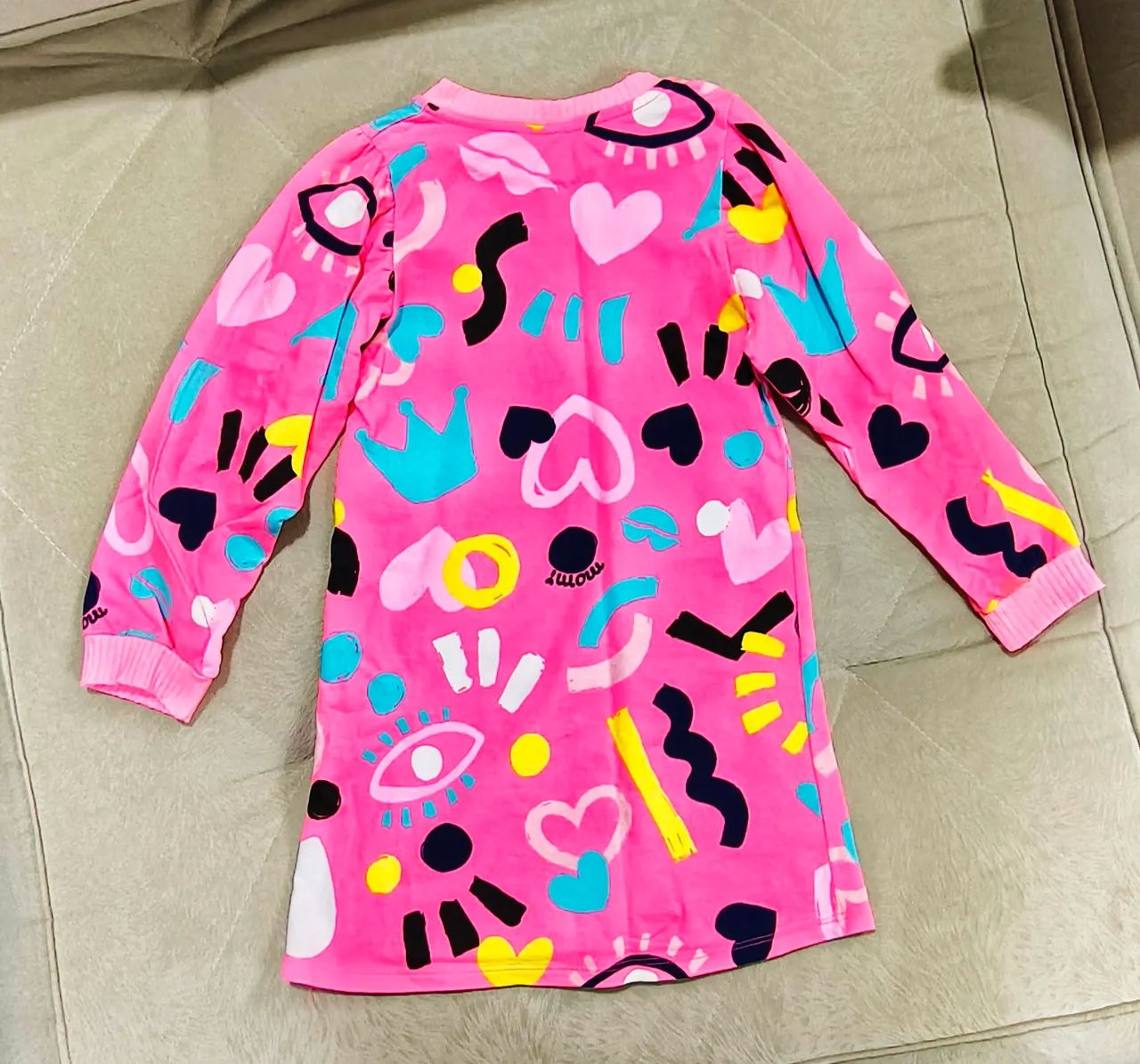 Blusa manga longa Infantil - estilo vestido  - Foto 2