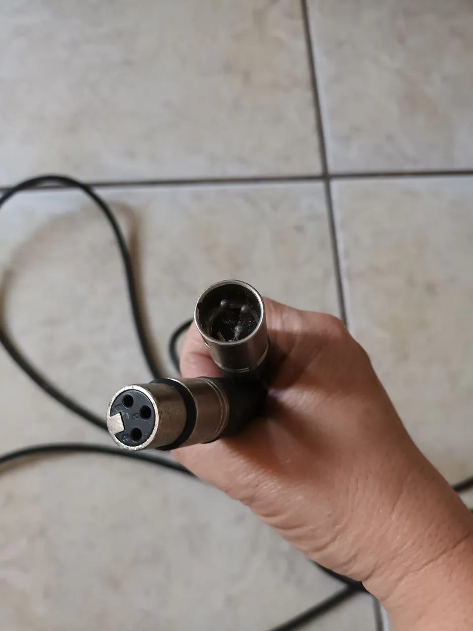 Cabo XLR Macho para P10 5 metros