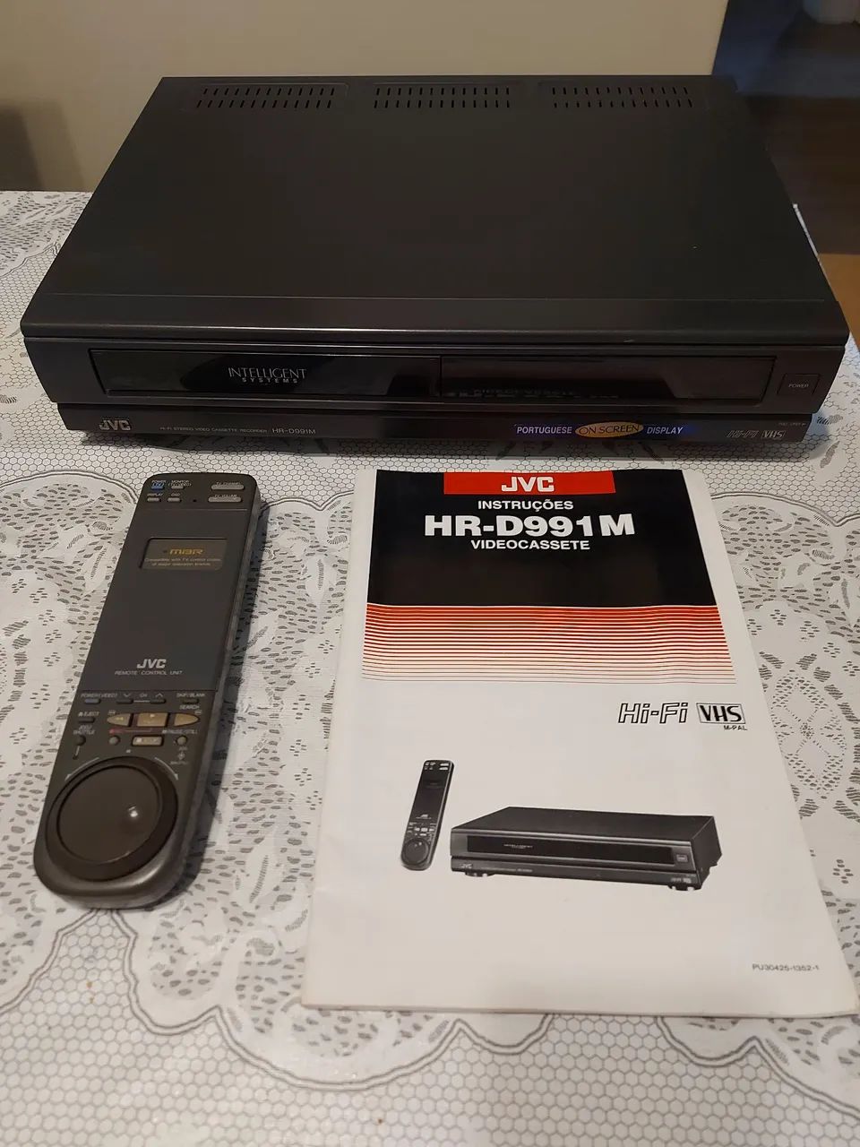 Vídeo Cassete JVC HR-D991M + C. Remoto + Manual