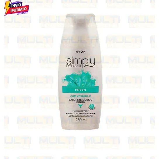 Sabonete Líquido Íntimo Avon Simply Delicate Hidratante 200ml - Foto 3