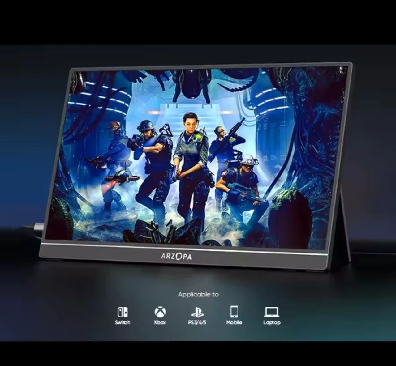 Monitor Portátil Arzopa Z1FC 16.1 Polegadas 144Hz 100 por cento sRGB - Foto 2