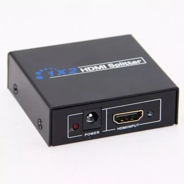 Splitter 1x2 Divisor Hdmi Hdcp 1 Entrada 2 Saídas Full Hd 3d