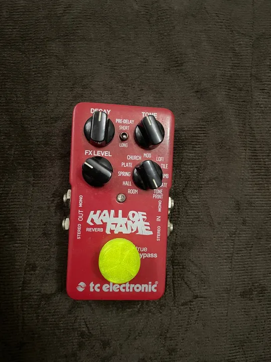 Pedal Reverb para Guitarra Hall Of Fame 2 Tc Electronic