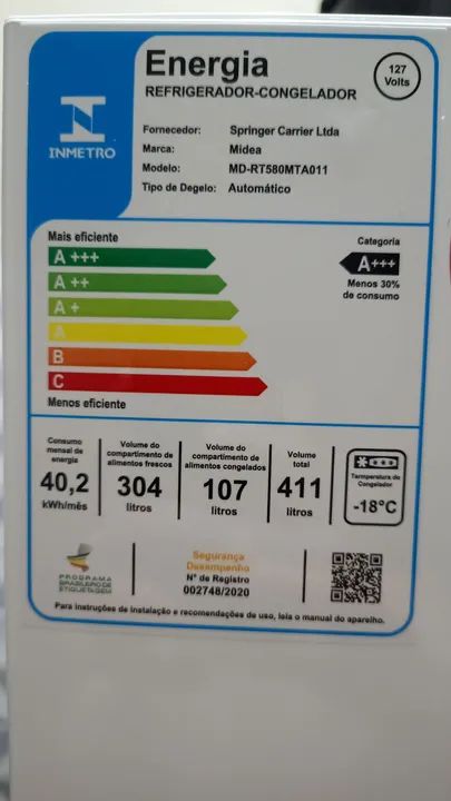 Geladeira Duplex Midea 10 anos de garantia - Foto 2
