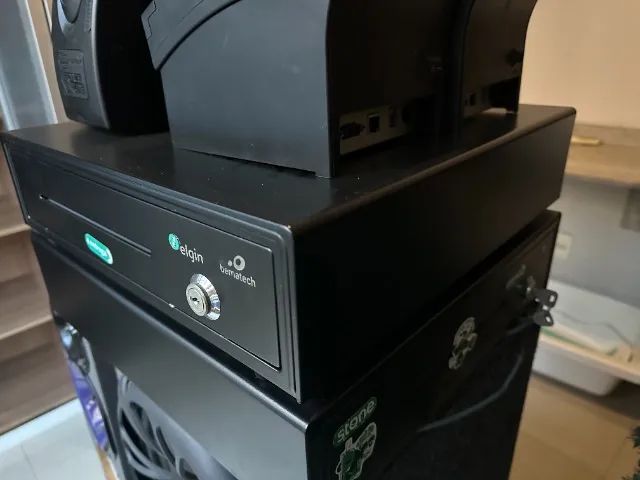 CAIXA REGISTRADORA COM CHAVE PODE USAR COM OU SEM COMPUTADOR COM FIO A TOP MUITO BARATO !!