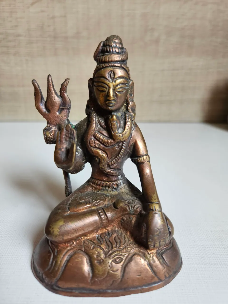 Estátua de Shiva em bronze