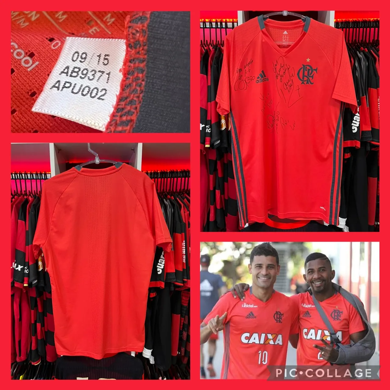 Camisa de Treino do Flamengo - 2016 (Autografada)