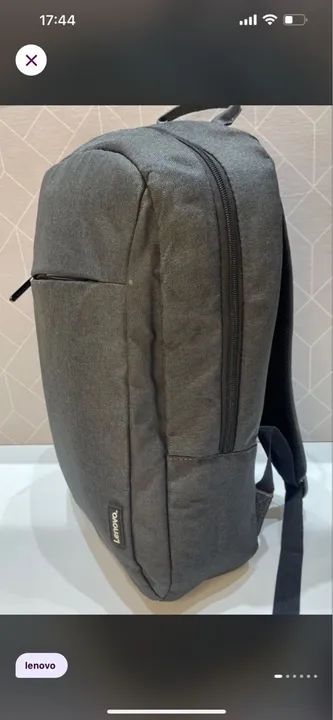 Mochila Lenovo Cinza - Foto 4