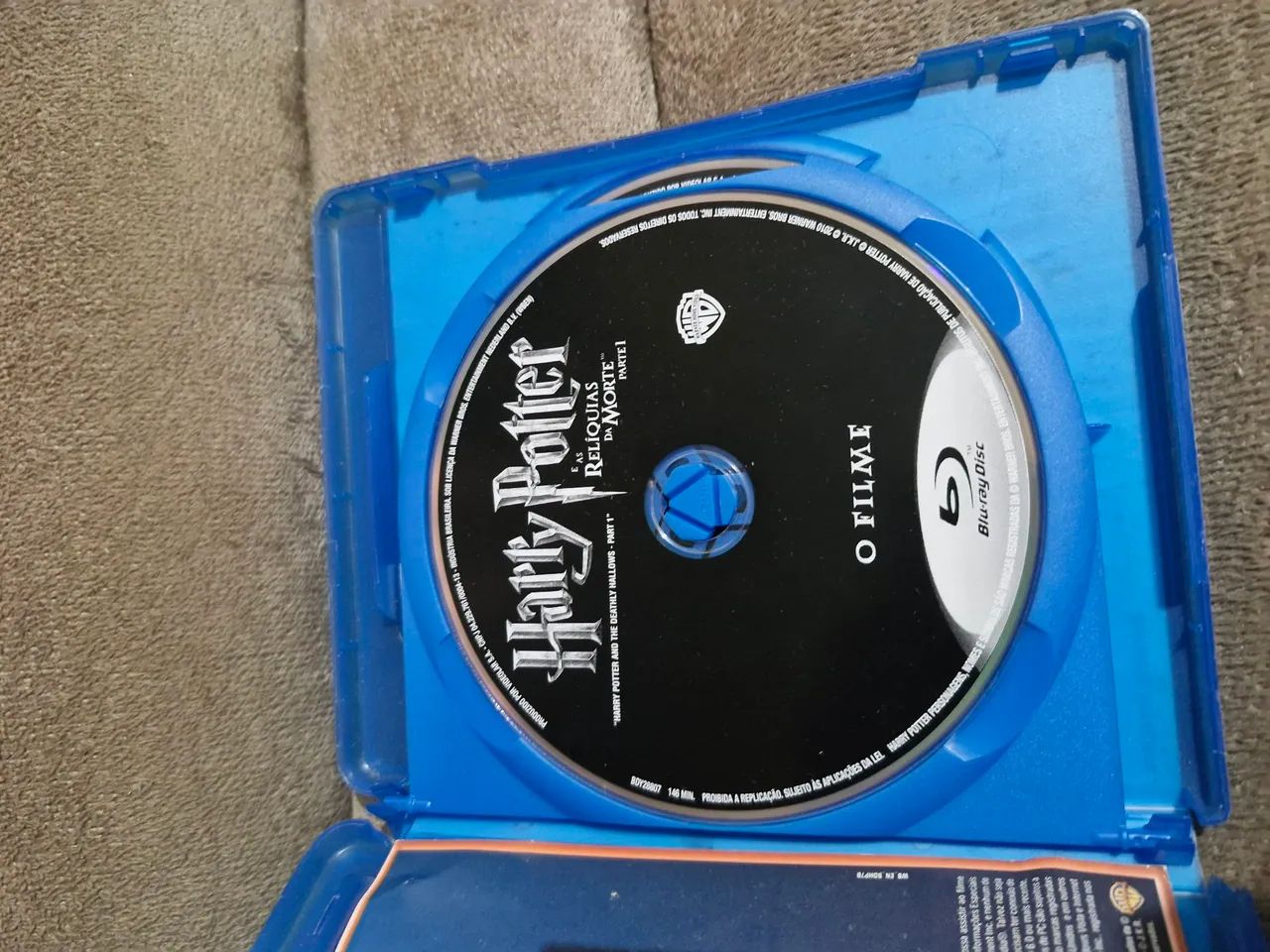 blue ray harry potter relíquias da morte 1 e 2 duplo - Foto 2