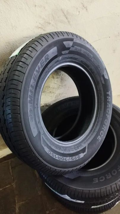 (4undisp) Kit 2 Pneus aro 15 medida 225/70r15 c carga marca Milever (original) - Foto 3