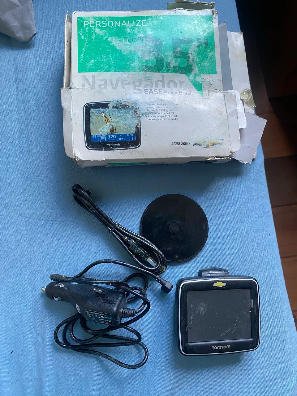 GPS TomTom Ease Black Brasil - Funcionando - Tela 3,5?