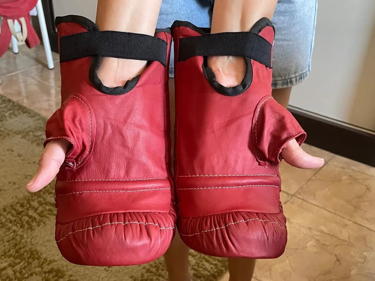 Luvas Manoplas de Boxe Punch Profissional - Foto 4