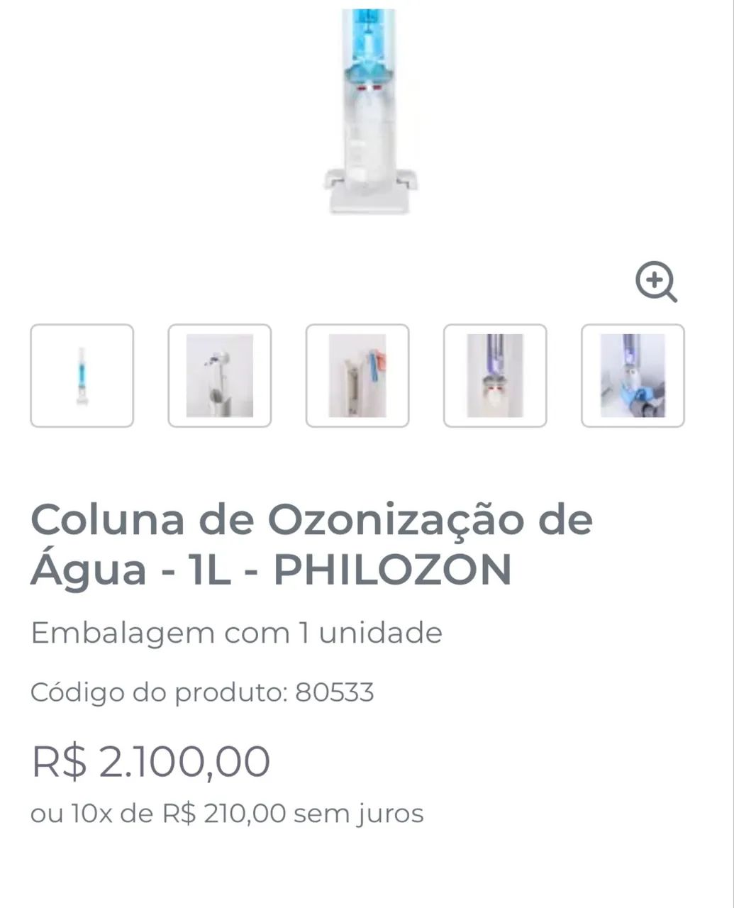 Coluna de ozonizar água  - Foto 3
