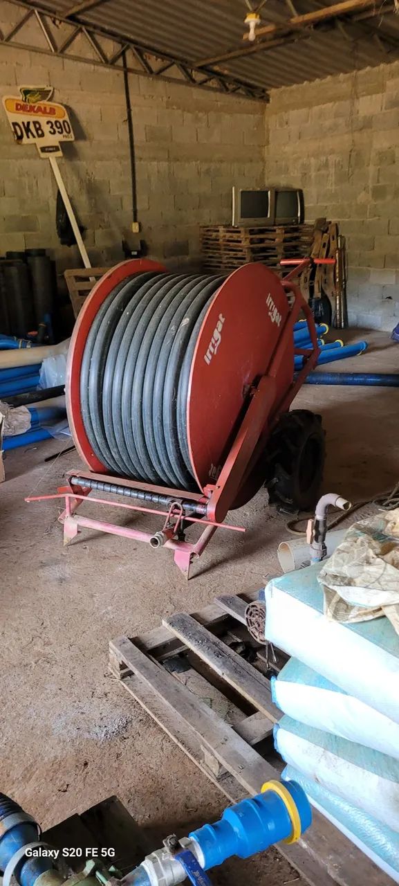 Carretel Irrigação - Irrigat 120/50 + Bomba Schneider 10 cv  - Foto 5