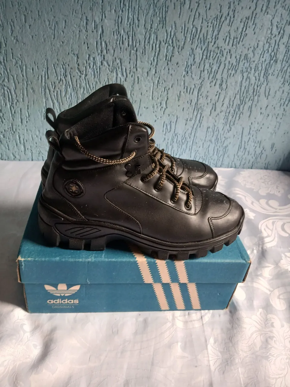 Bota Coturno Masculina Preta - Adidas
