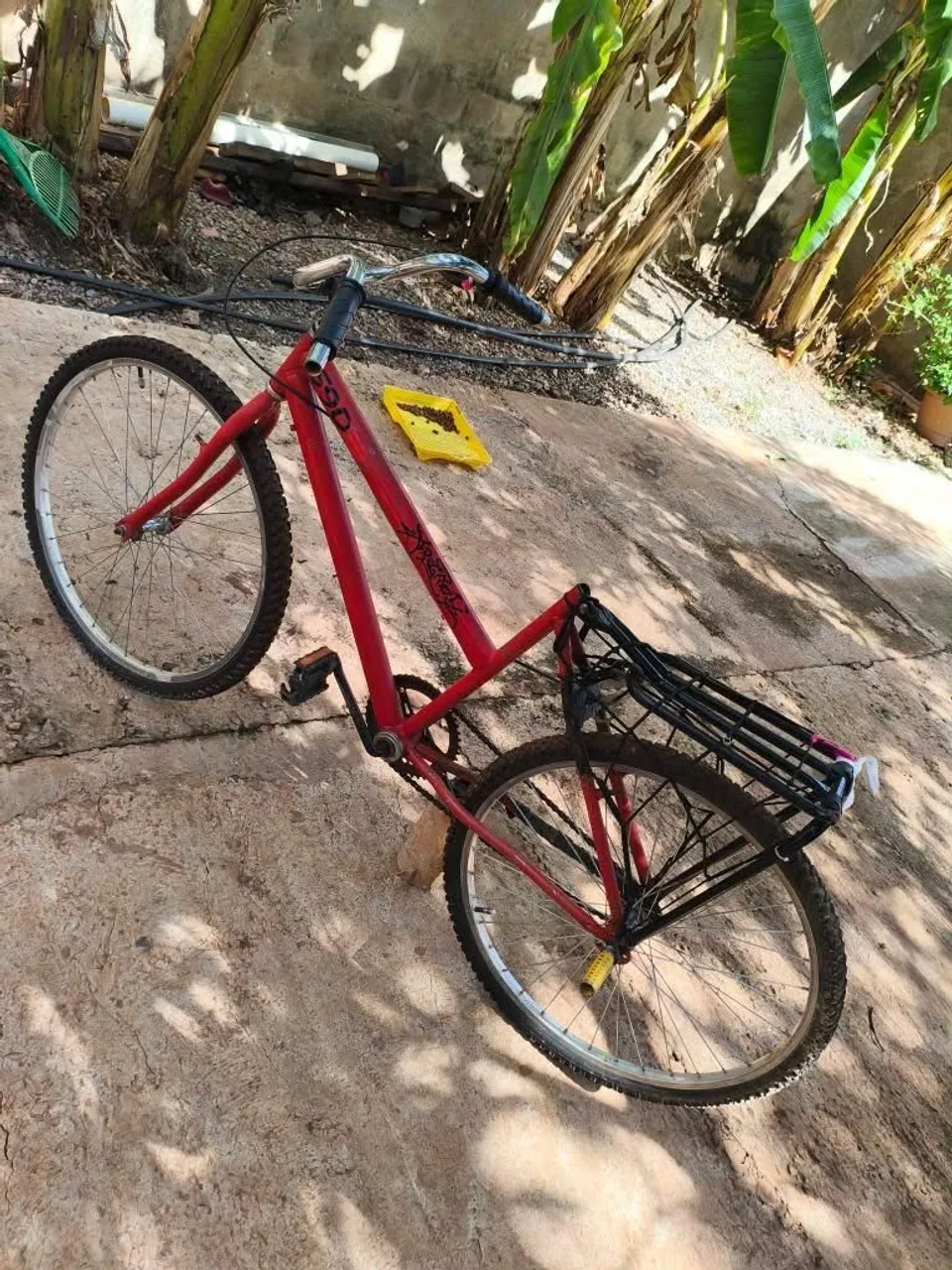Bicicleta Vermelha Aro 26