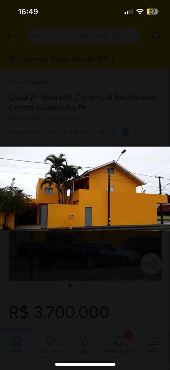 Imóvel Comercial e Residencial no Centro de Guaratuba-Pr - Foto 5