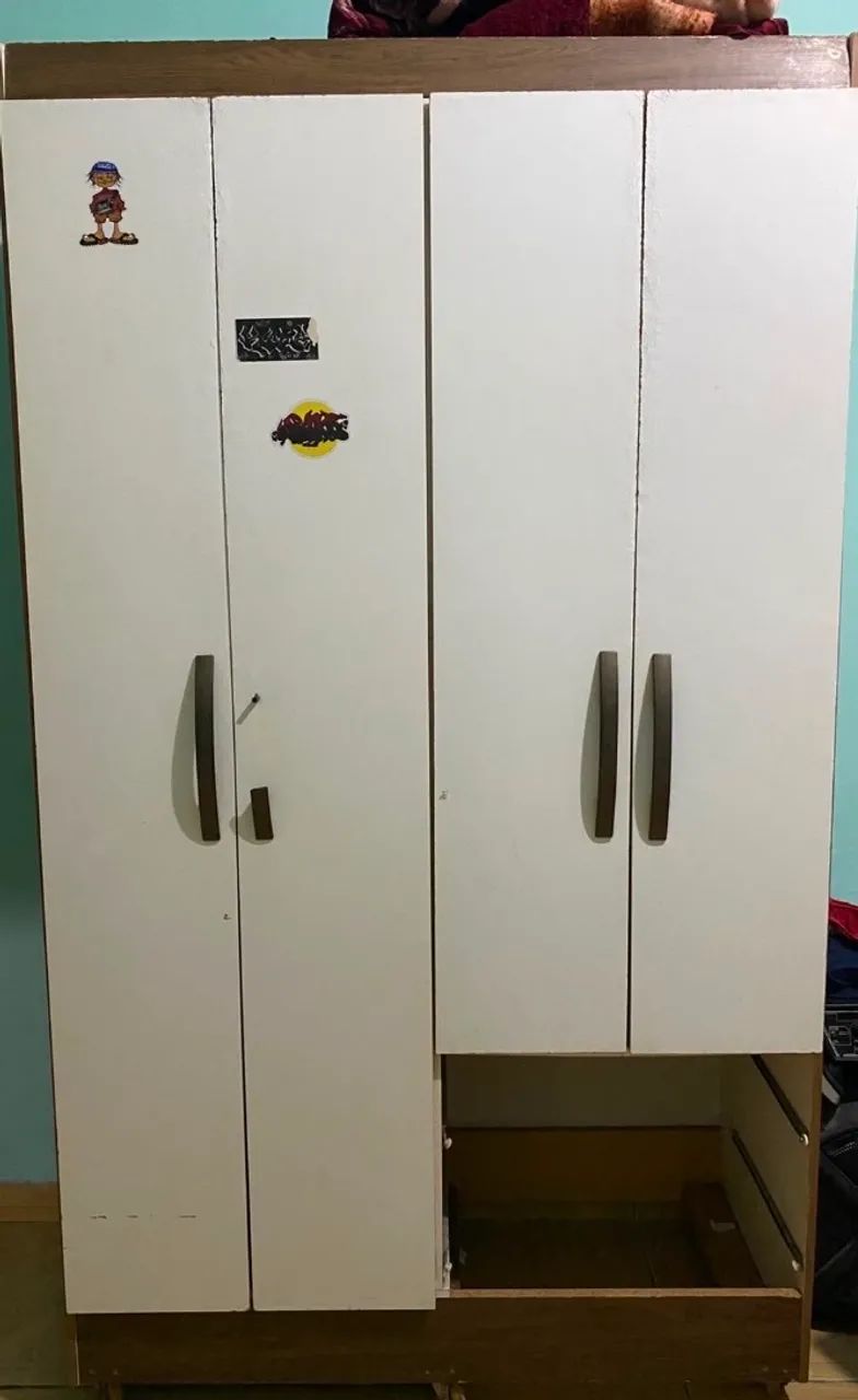 Guarda roupa de solteiro MDF 