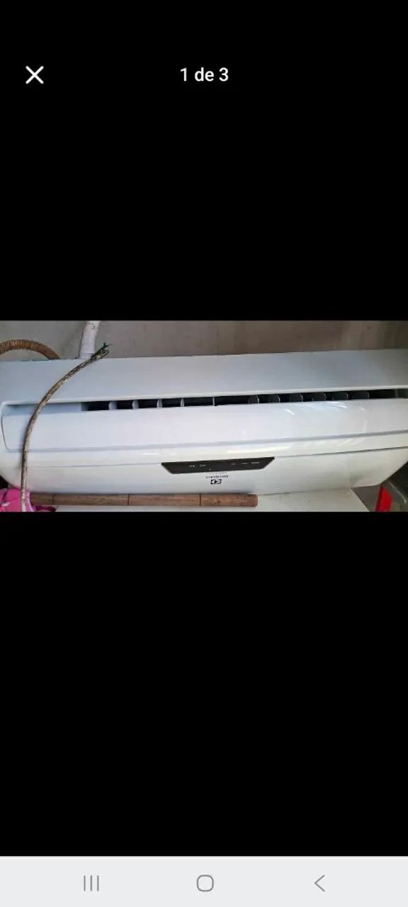 Vendo central de ar urgência.