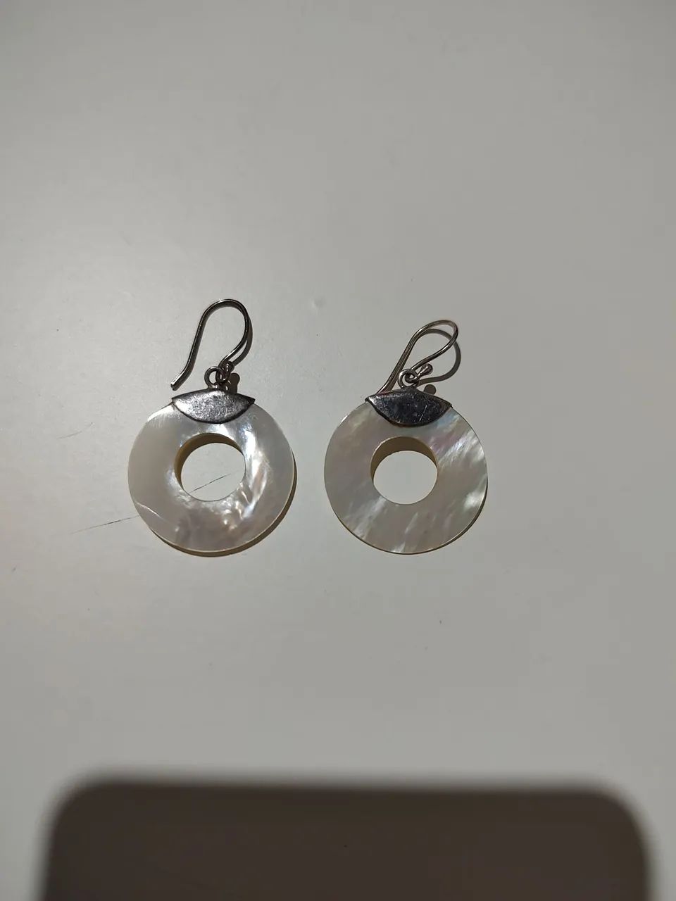 Brinco de prata com madrepérola  - Foto 3