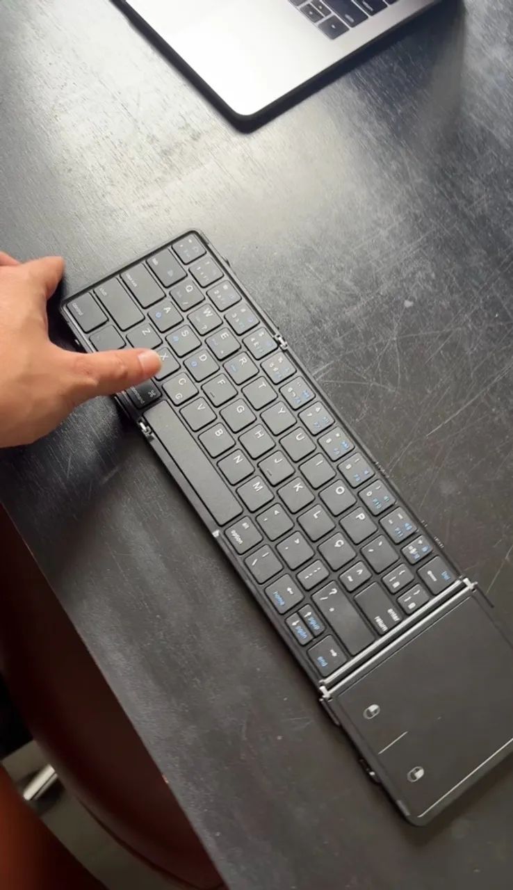 Teclado sem fio bluetooth portátil 