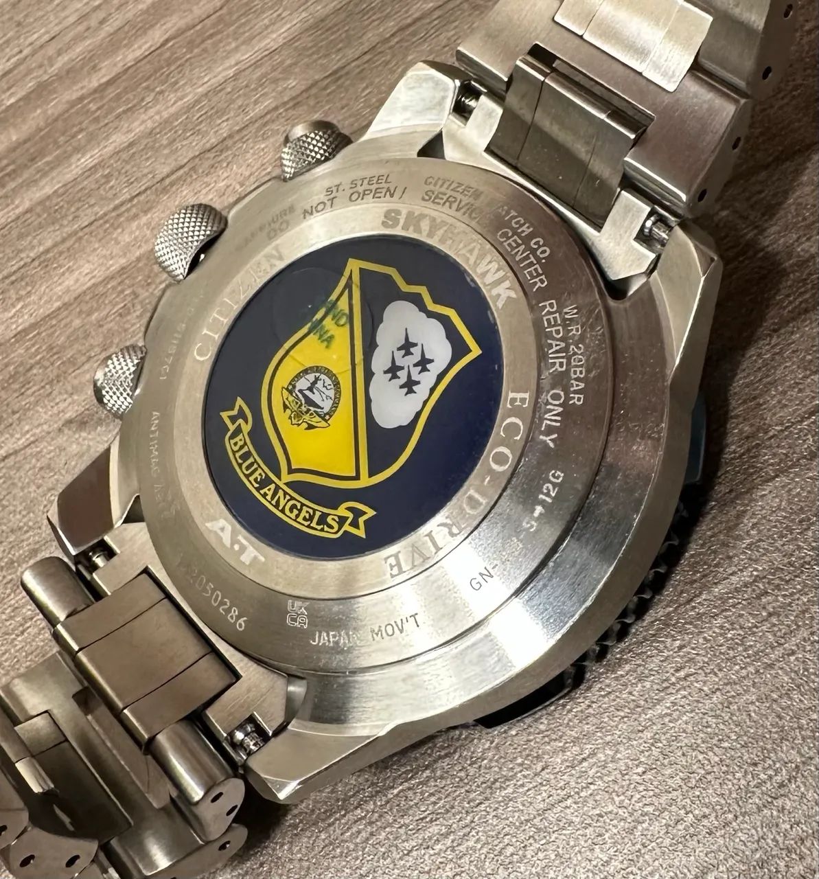 RELÓGIO CITIZEN BLUE ANGELS JY8078-52L - Foto 2