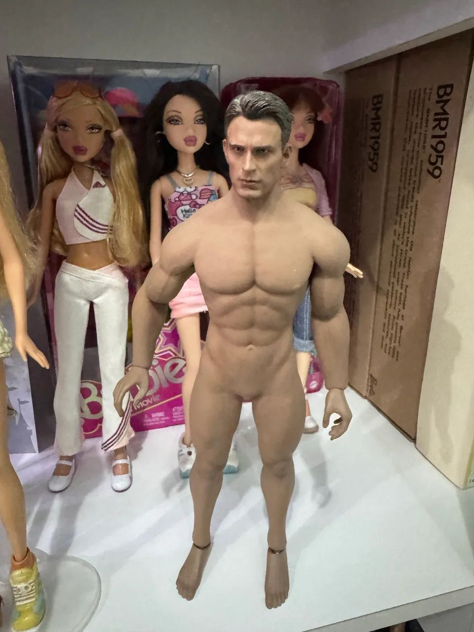Boneco Hot Toys - Chris Evans
