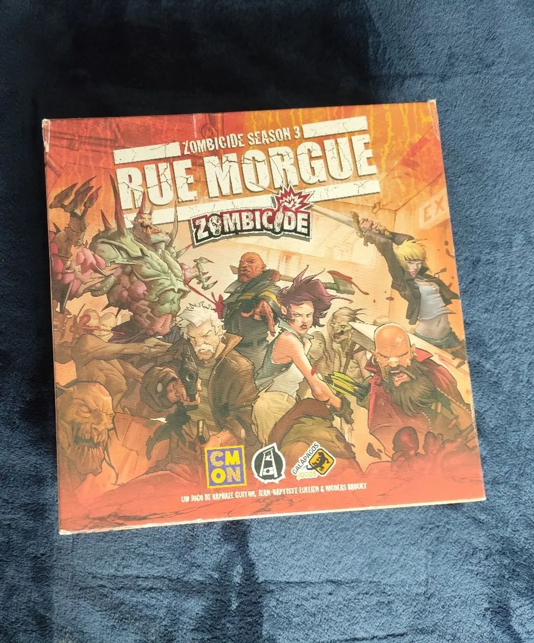 Zombicide Rue Morgue (com sleeve e insert bucaneiros) - Brinquedos
