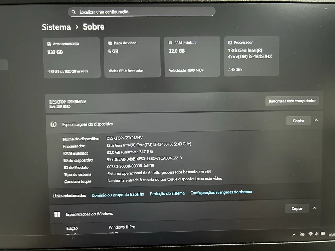 Notebook gamer Dell G15  - Foto 4